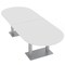 Skutchi Designs Racetrack Shaped 10 Person Conference Room Table, 46" W, 10 ft L, 29" H, White HAR-RAC-46x119-DOU-XD09 - alternate 1